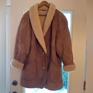 Tan Shearling Coat